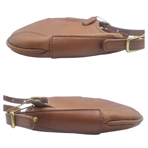 Vintage Y2K Coach 9211 British Tan Glove Leather Hobo Bag - Picture 6 of 12